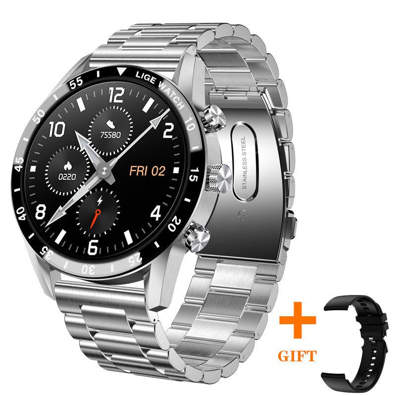 Bluetooth call smart watch pedometer sports multifunctional men's waterproof bracelet watch