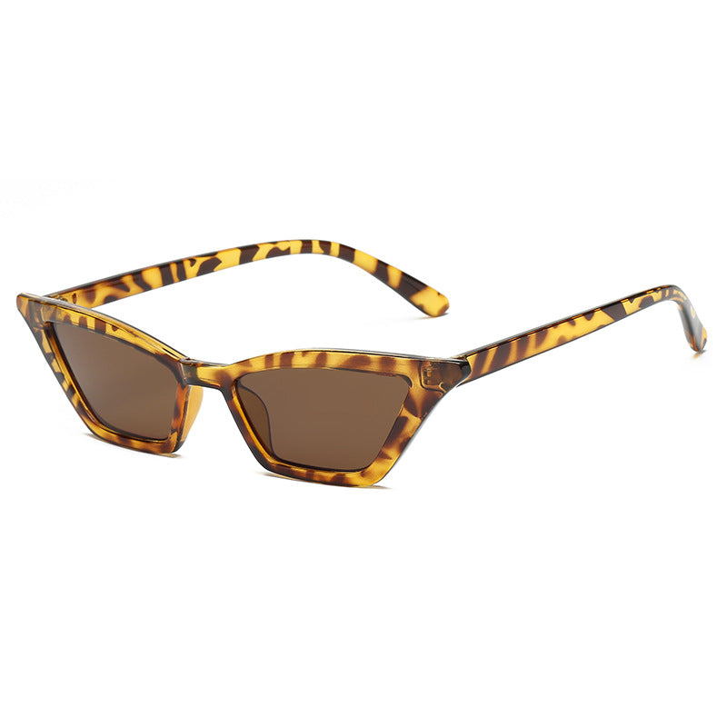 Fashion Small Frame Cat Eye Sunglasses Ladies Street Shooting Retro Sunglasses Colorful Sunglasses