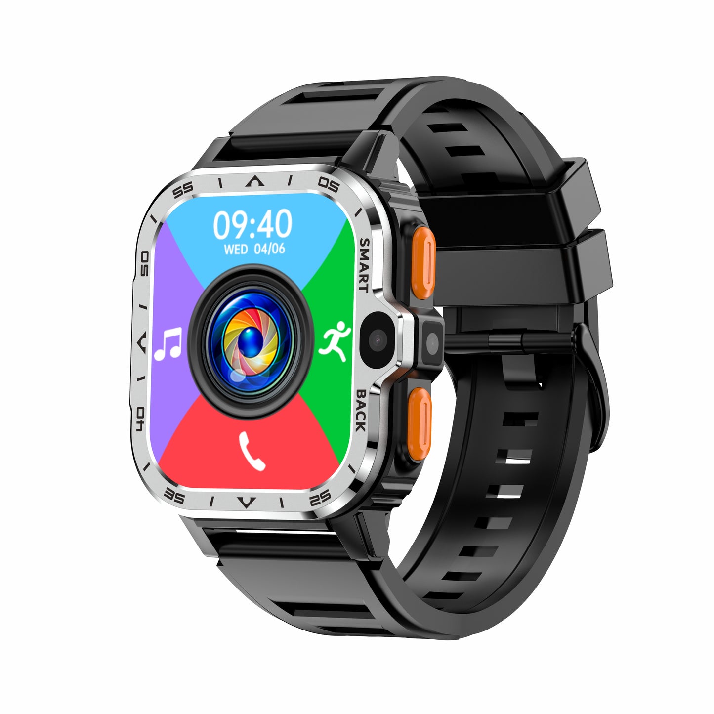 AP8 smart watch 4G plug-in card 2+16G dual HD camera WIFI Internet health monitoring