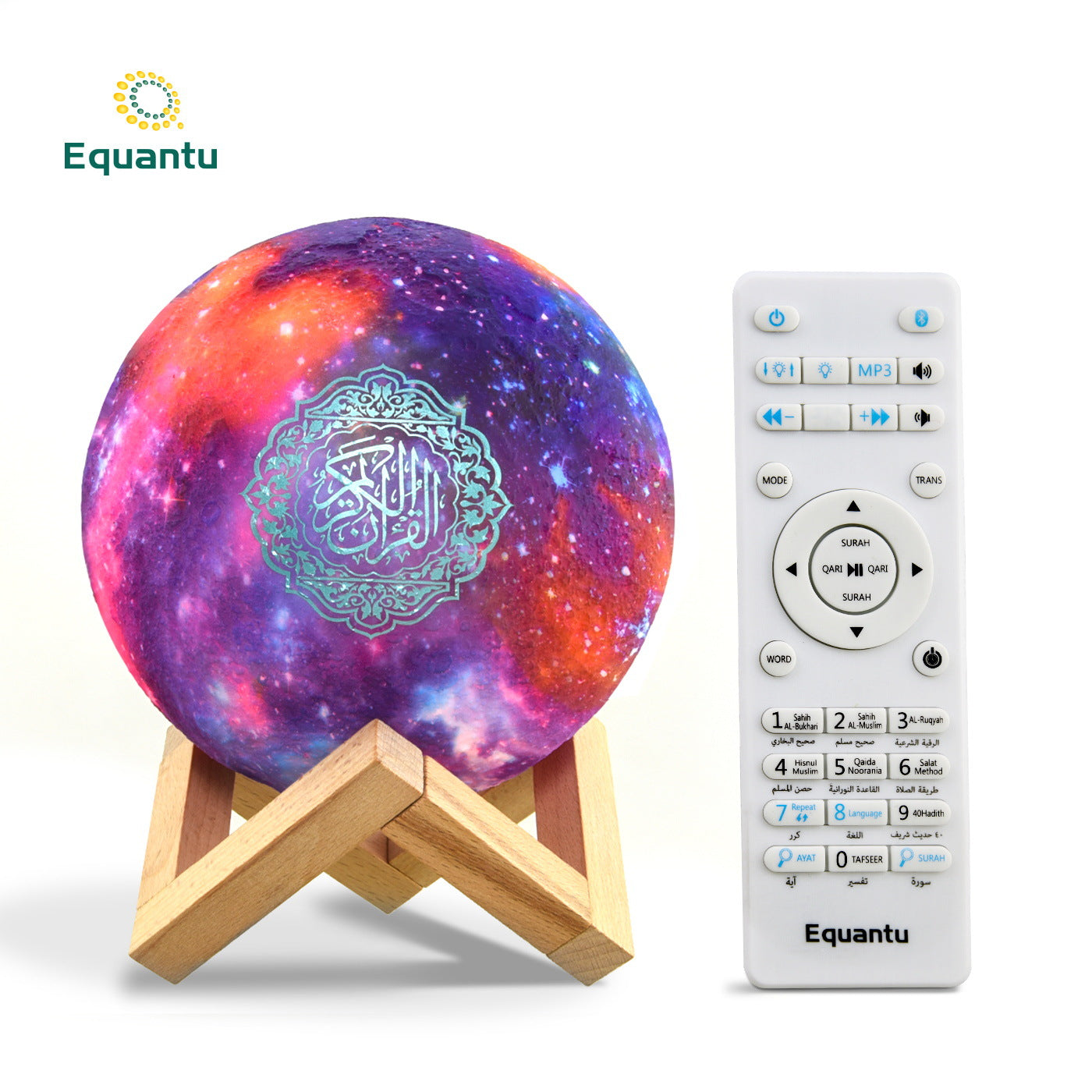 15cm Remote Control Moon Night Light Intelligent Bluetooth Speaker Atmosphere Light Led Bracket Intelligent Speaker Night Light