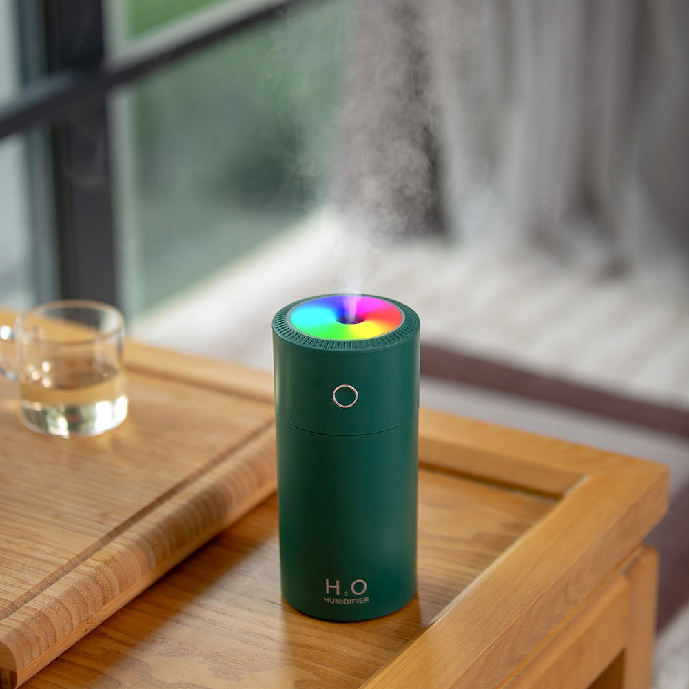 New Rainbow Cup Humidifier Mini Desktop Spray Air USB Car Mounted Humidifier