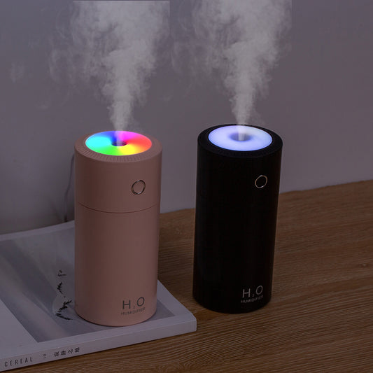 New Rainbow Cup Humidifier Mini Desktop Spray Air USB Car Mounted Humidifier