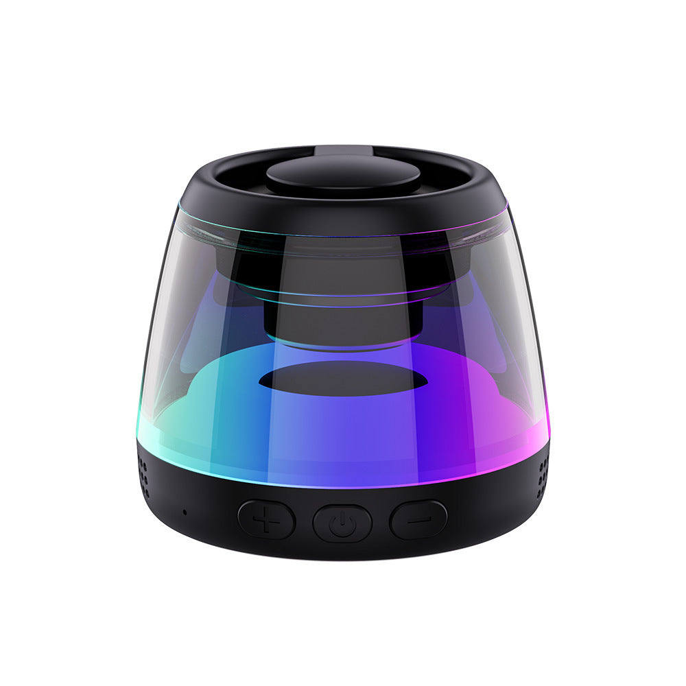 Magnetic Speaker Phone Holder Portable RGB Light Bluetooth Speaker Subwoofer Outdoor TWS Speaker