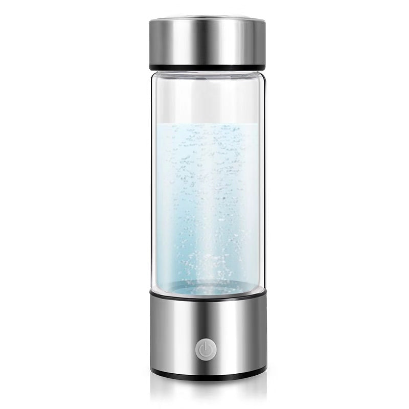 420ml Hydrogen Rich Water Generator Alkaline Rechargeable Energy Glass Bottle Anion Water Ionizer Anti Aging USB Healthy Cup