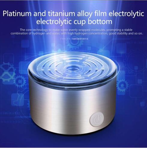 420ml Hydrogen Rich Water Generator Alkaline Rechargeable Energy Glass Bottle Anion Water Ionizer Anti Aging USB Healthy Cup