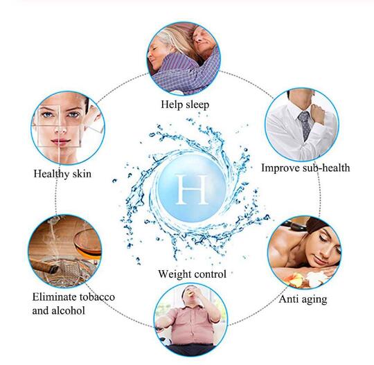 420ml Hydrogen Rich Water Generator Alkaline Rechargeable Energy Glass Bottle Anion Water Ionizer Anti Aging USB Healthy Cup