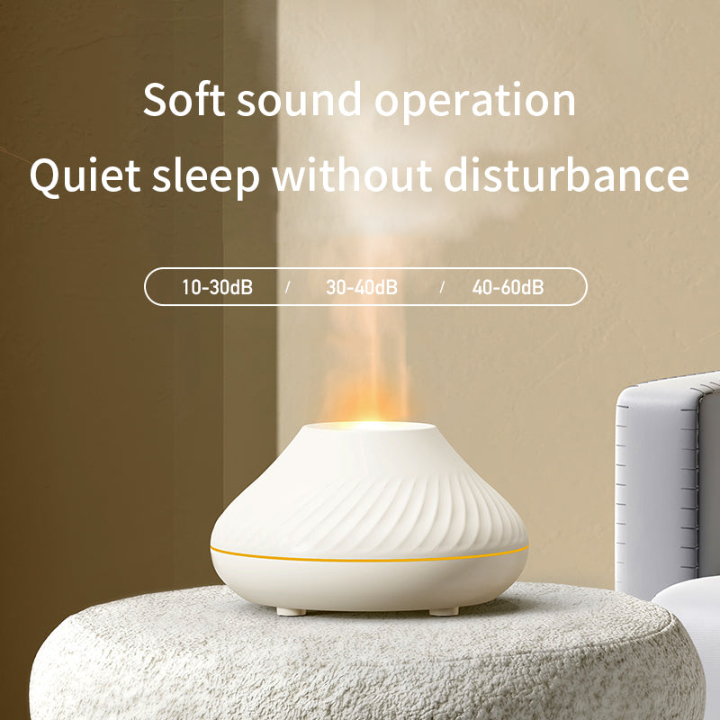 Colorful Simulation Flame Aromatherapy Machine USB Home Air Humidifier Aromatherapy Machine