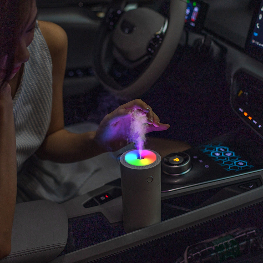 New Rainbow Cup Humidifier Mini Desktop Spray Air USB Car Mounted Humidifier