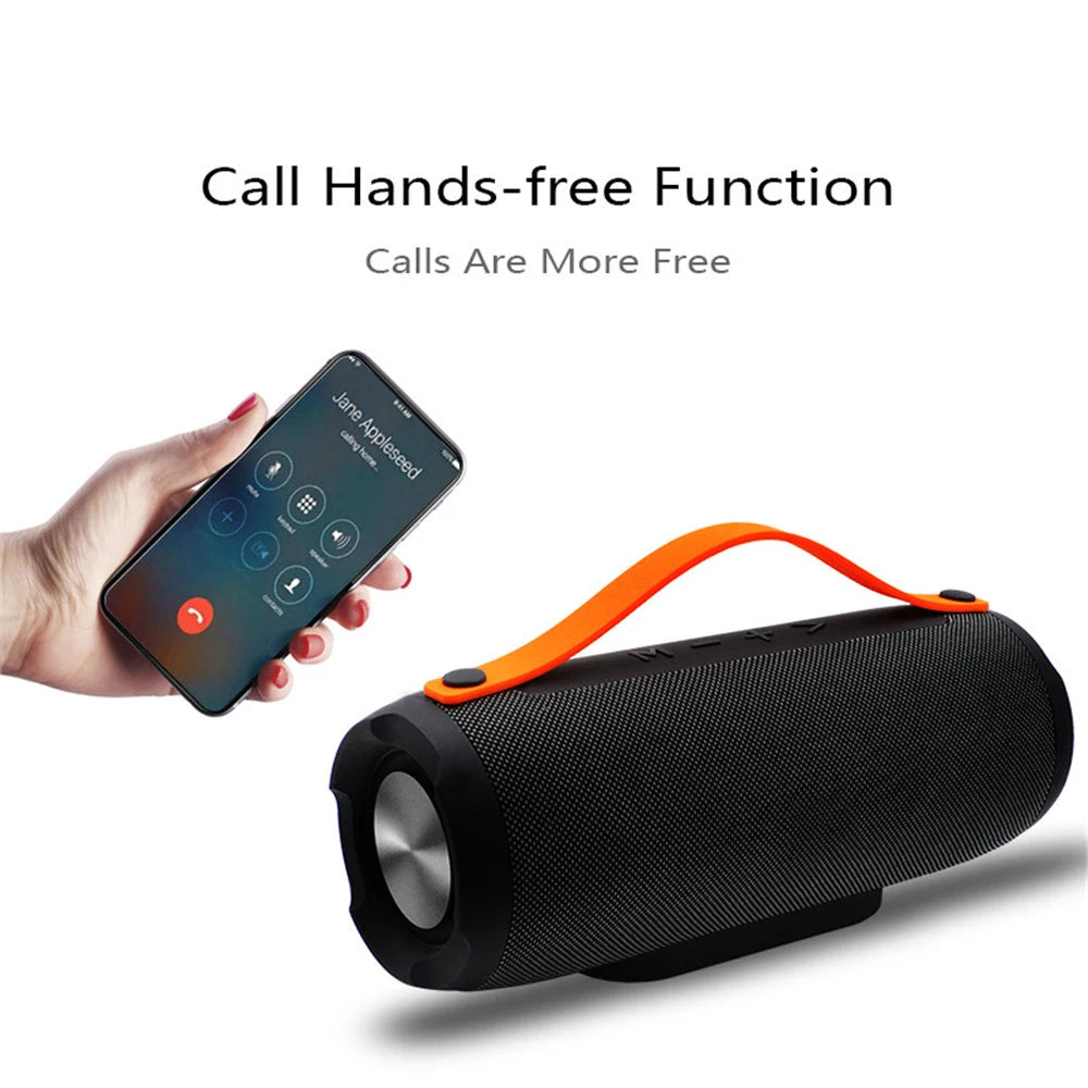 Portable Wireless Bluetooth E13 Speaker Stereo Big power 10W system TF FM Radio Music Subwoofer Column Speakers for Computer